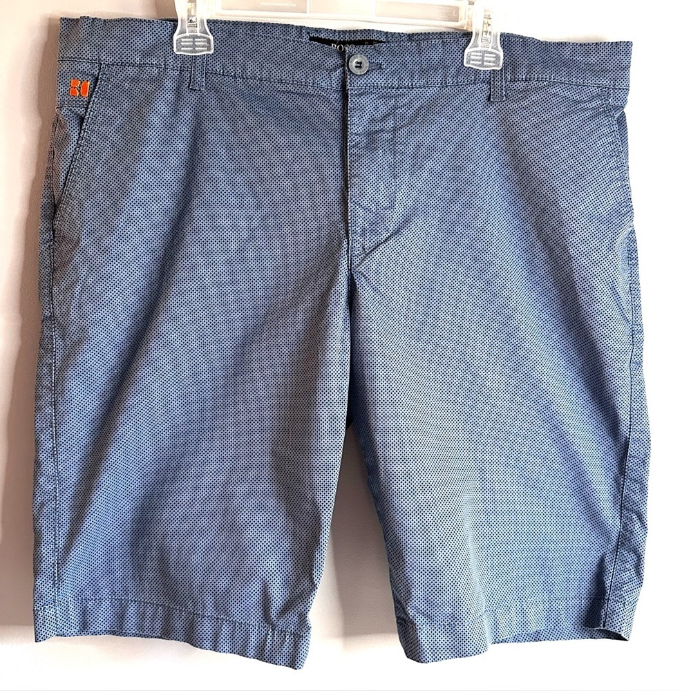 Hugo Boss Orange - Mens Light Blue Shorts. Regular Fit. Size 40 Waist.